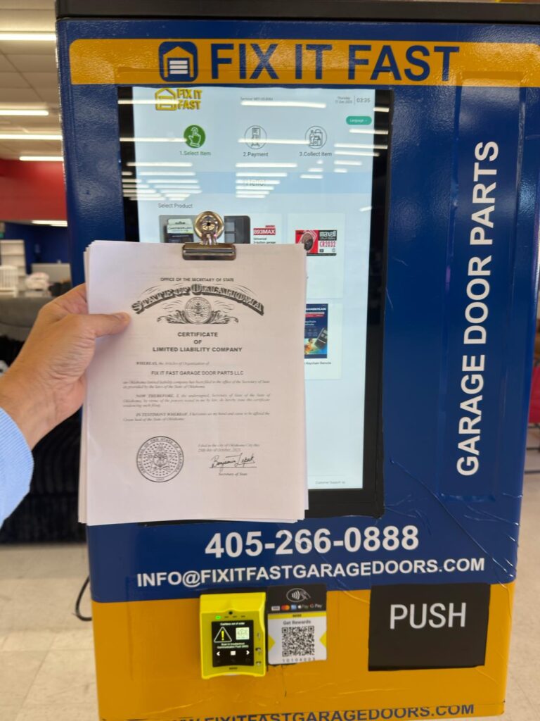 DIY Garage Door Key Machine Oklahoma City