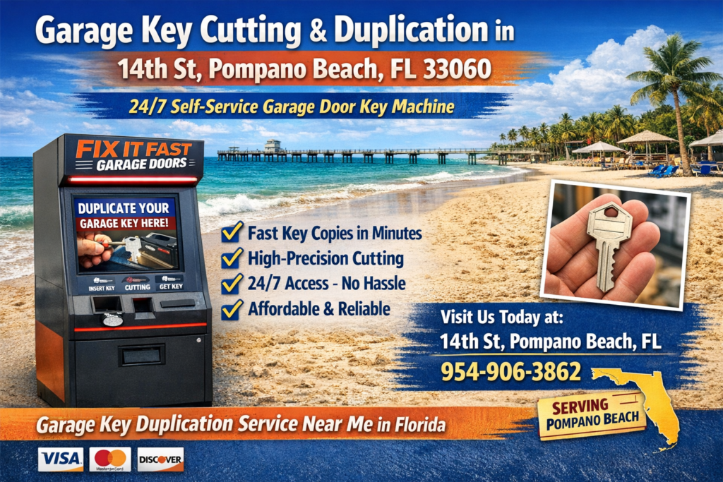 Garage key duplication Florida