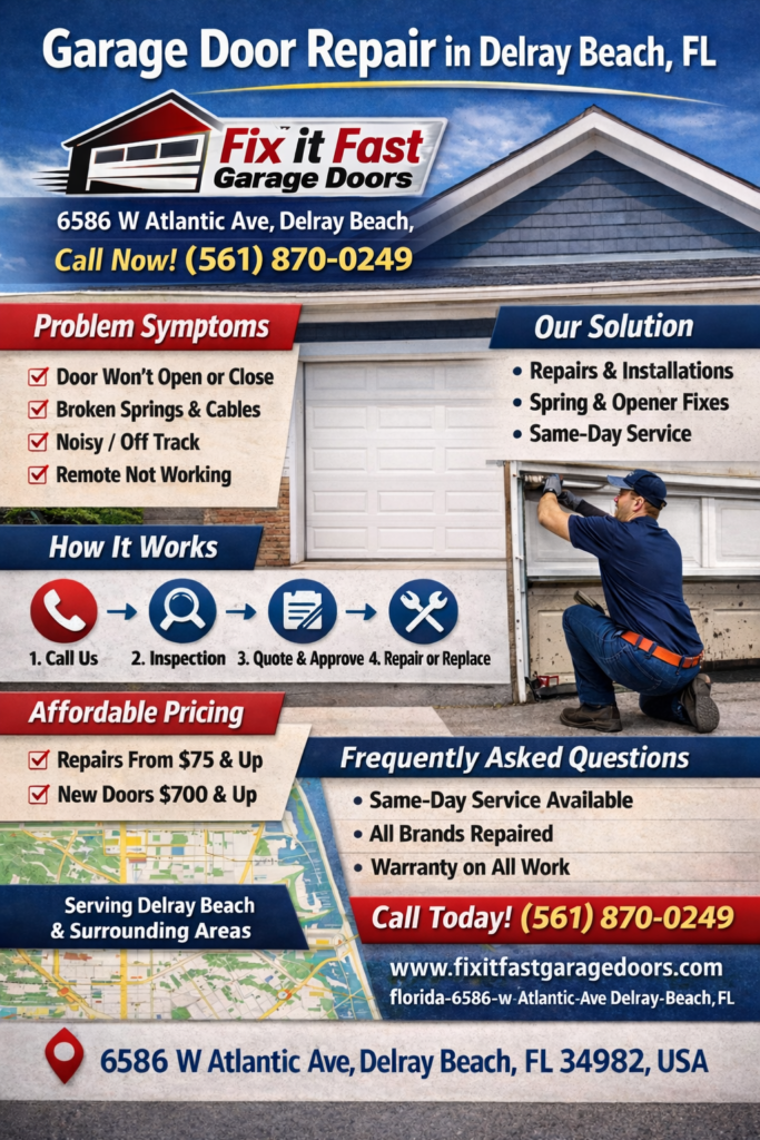 Garage Door Experts in Delray Beach, Florida