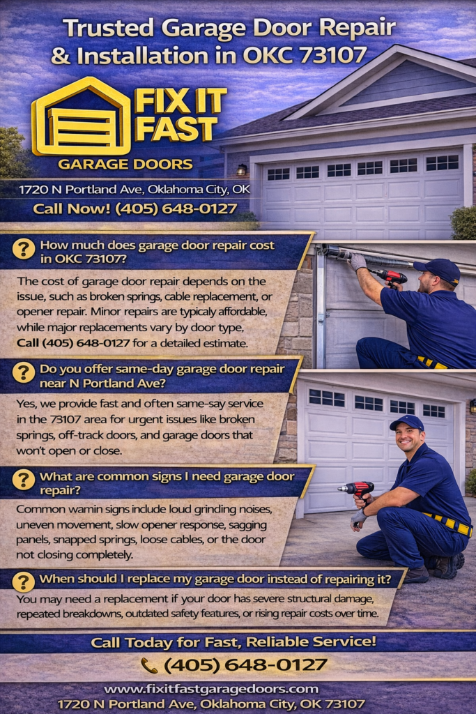 Garage Door Repair OKC Portland Ave Service