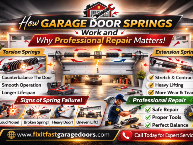 How Garage Door Springs Work and Why Professional Repair Matters