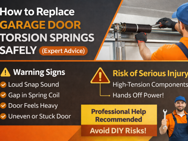How to Replace Garage Door Torsion Springs Safely (Expert Advice)