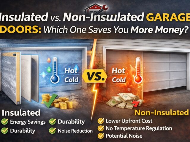 Insulated vs. Non-Insulated Garage Doors – Which One Saves You More Money?