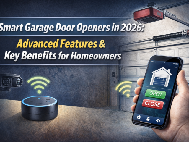 Smart Garage Door Openers in 2026: Advanced Features & Key Benefits for Homeowners