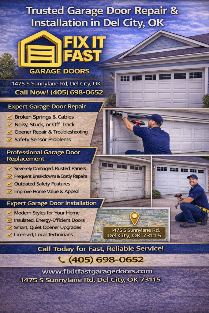 Trusted Garage Door Repair & Installation in Del City, OK