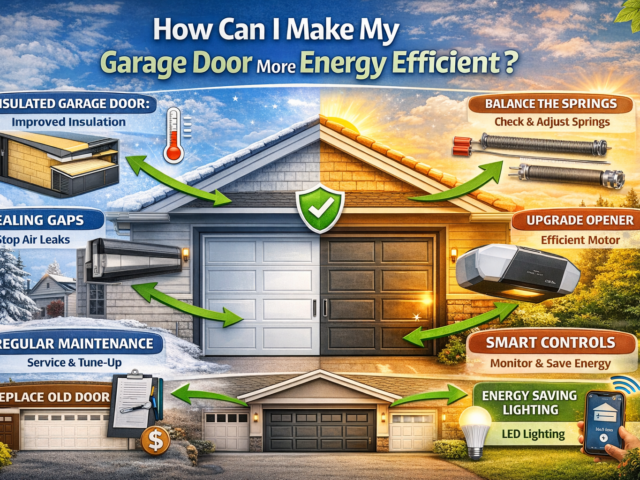 How Can I Make My Garage Door More Energy Efficient?