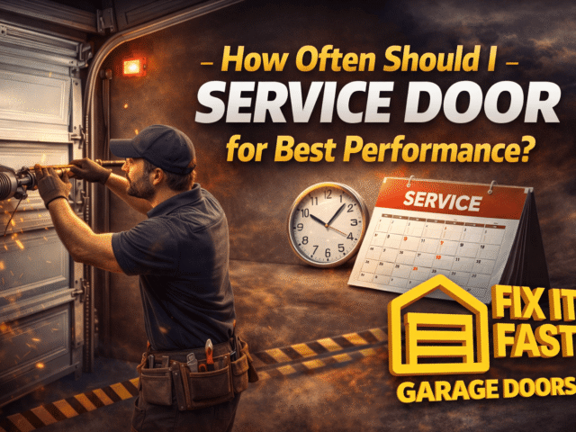 How Often Should I Service My Garage Door for Best Performance?