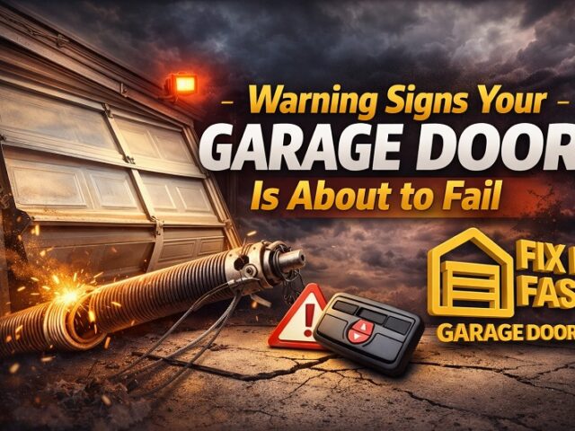 What Are the Warning Signs My Garage Door Is About to Fail?