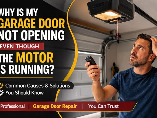Why Won’t My Garage Door Open Even Though the Motor Is Running?