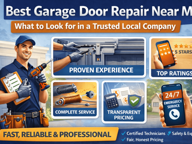 Best Garage Door Repair Near Me: What to Look for in a Trusted Local Company
