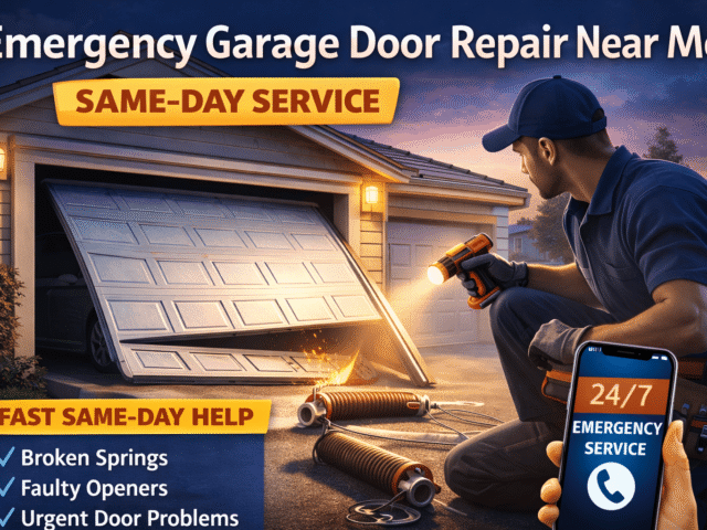 Emergency Garage Door Repair Near Me – Fast Same-Day Service Guide