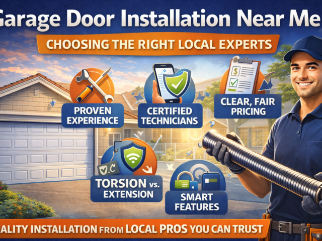 Garage Door Installation Near Me: Choosing the Right Local Experts