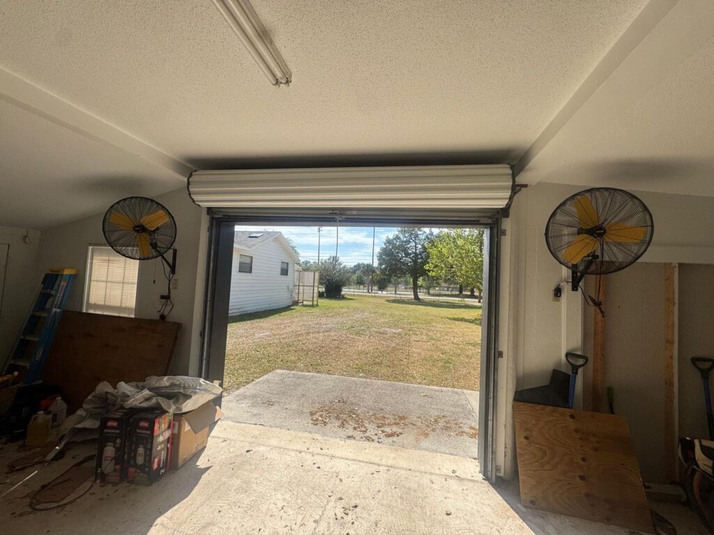 Garage Door Stuck Halfway