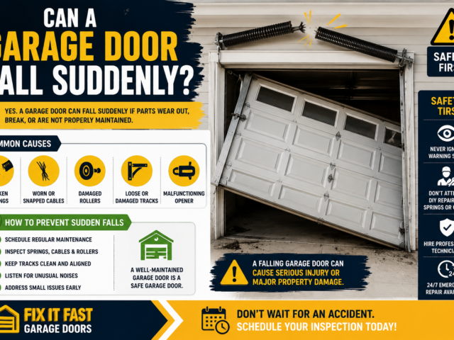 Can a Garage Door Fall Suddenly?