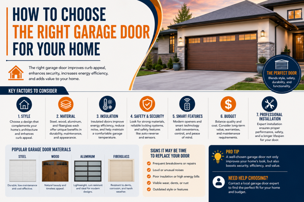How to Choose the Right Garage Door for Your Home