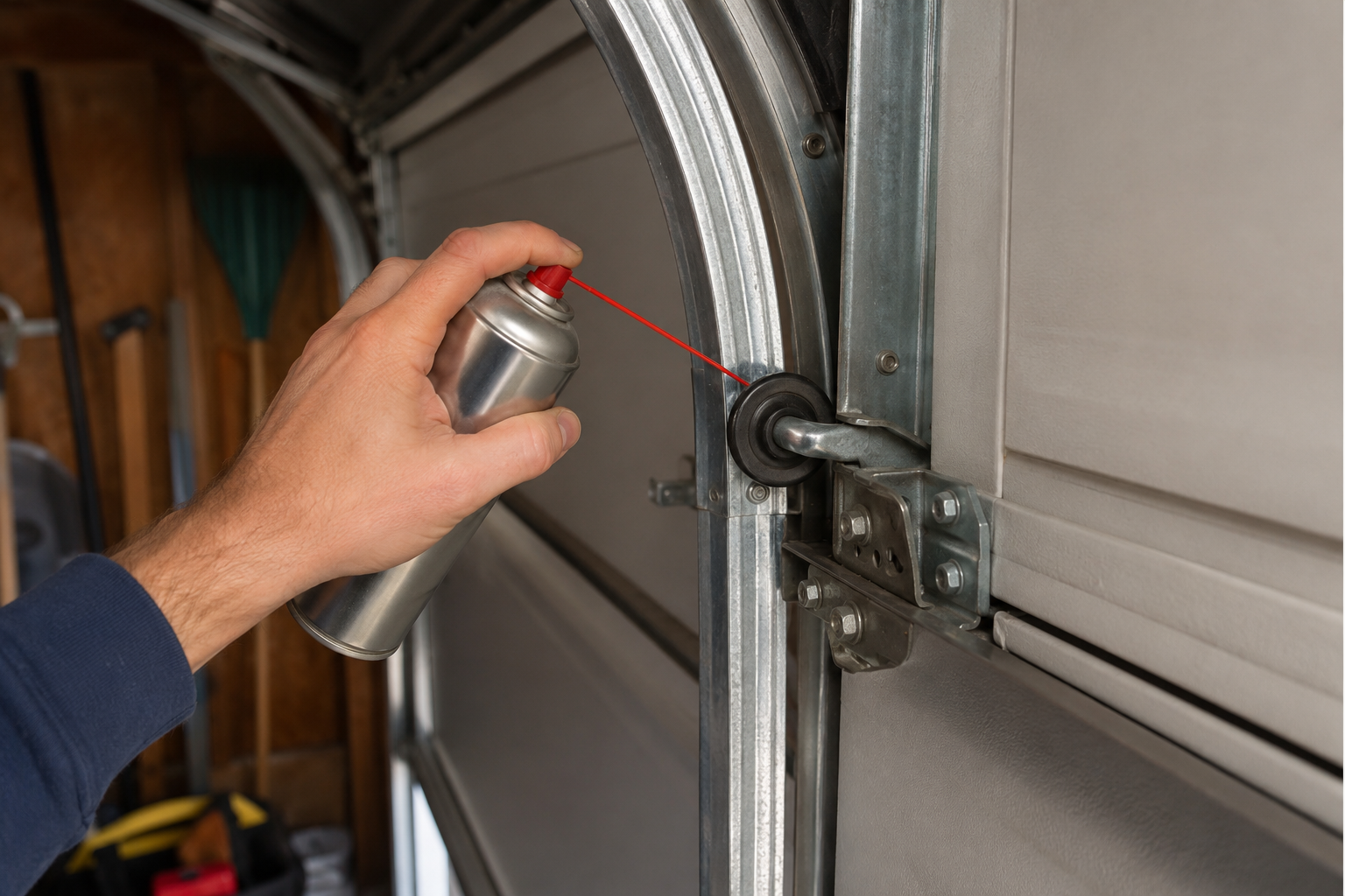Lubricate Garage Doors OKC the Right Way