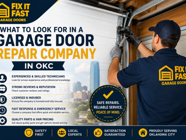 What to Look for in a Garage Door Repair Company in OKC