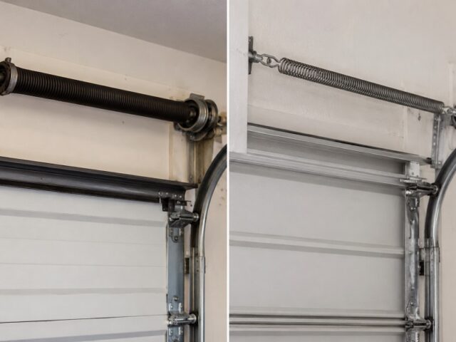 What’s the Difference Between Torsion and Extension Springs in OKC?