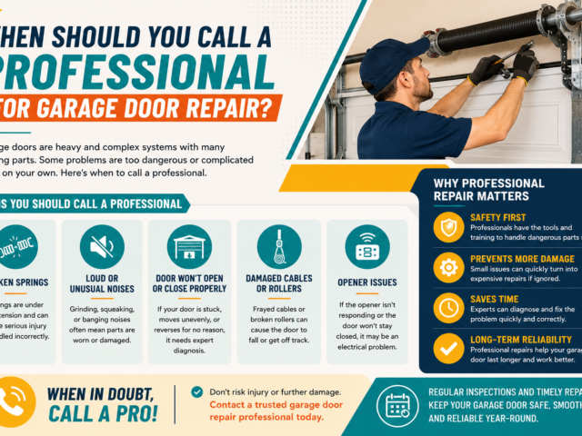 When Should You Call a Professional for Garage Door Repair?
