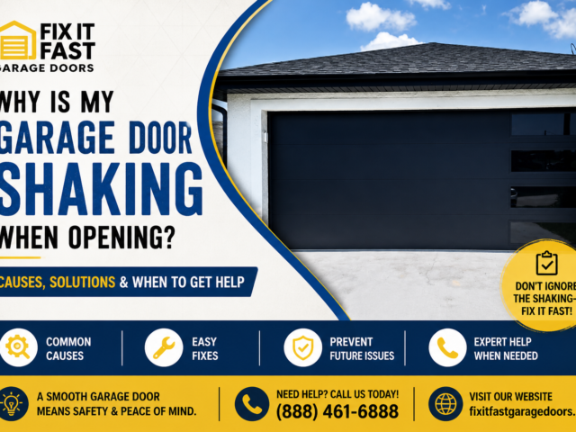 Why Is My Garage Door Shaking When Opening?