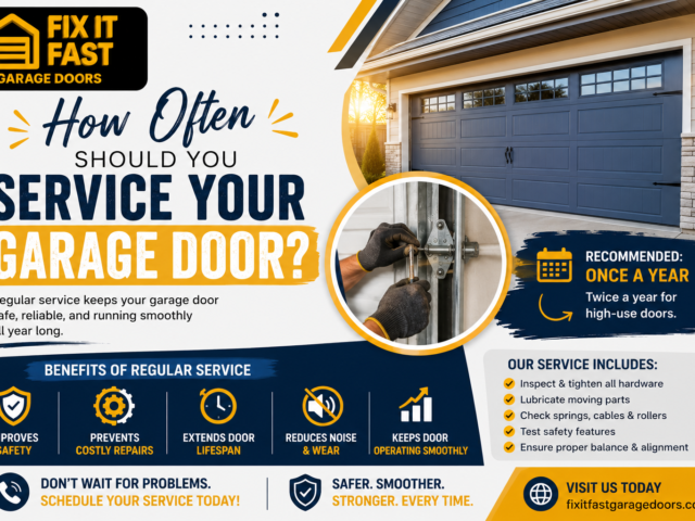 How Often Should You Service Your Garage Door?