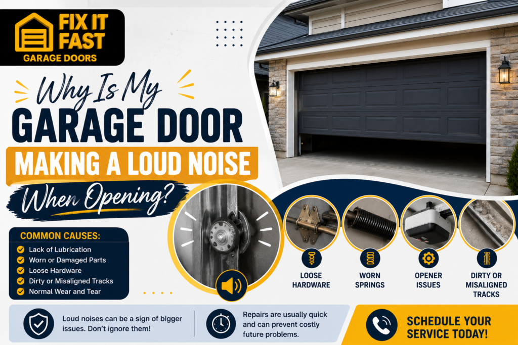 Why Is My Garage Door Making a Loud Noise When Opening?