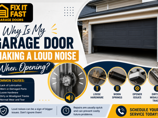 Why Is My Garage Door Making a Loud Noise When Opening?