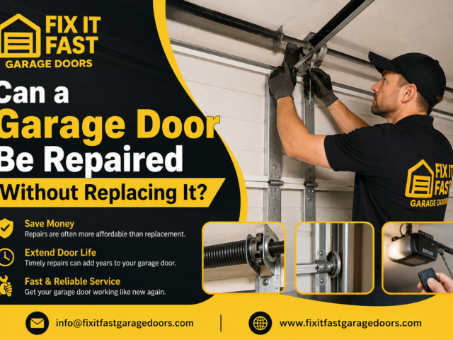 Can a Garage Door Be Repaired Without Replacing It?