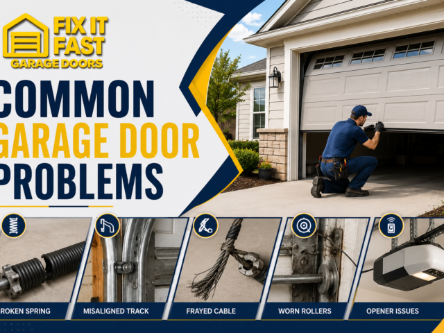 Common Garage Door Problems Faced by Oklahoma City Homeowners