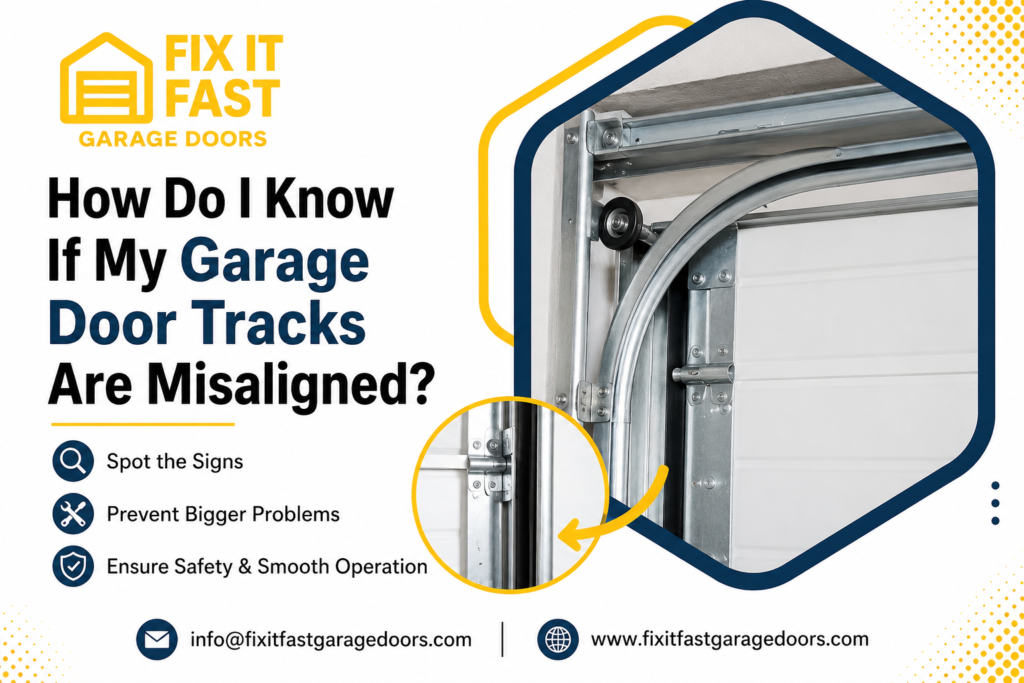 How Do I Know If My Garage Door Tracks Are Misaligned?