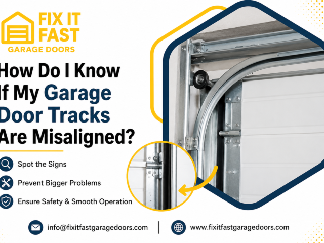 How Do I Know If My Garage Door Tracks Are Misaligned?