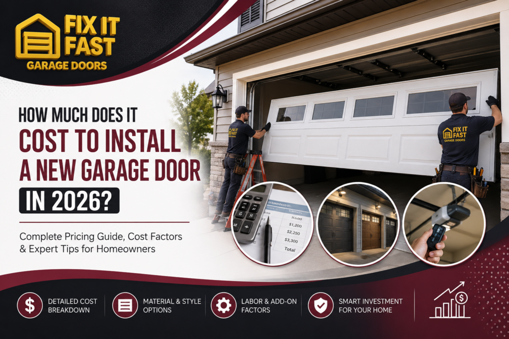 How Much Does It Cost to Install a New Garage Door in 2026