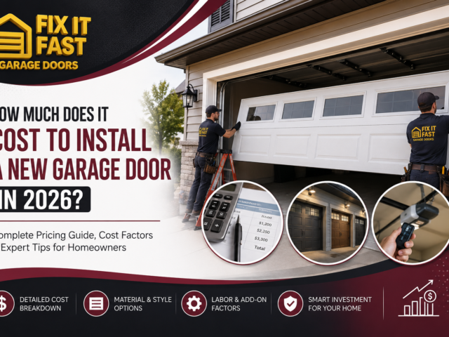 How Much Does It Cost to Install a New Garage Door in 2026?