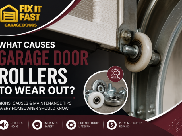 What Causes Garage Door Rollers to Wear Out?