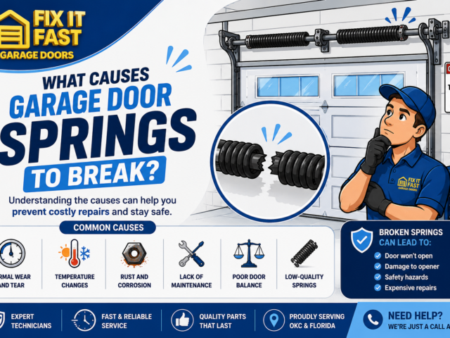 What Causes Garage Door Springs to Break?