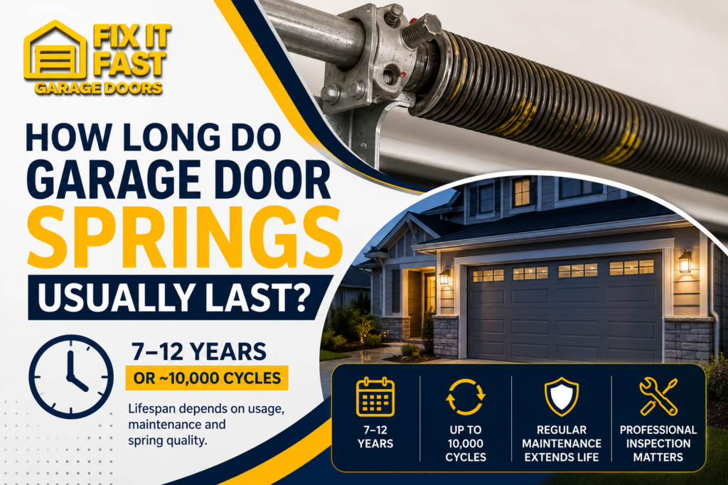 How Long Do Garage Door Springs Usually Last?