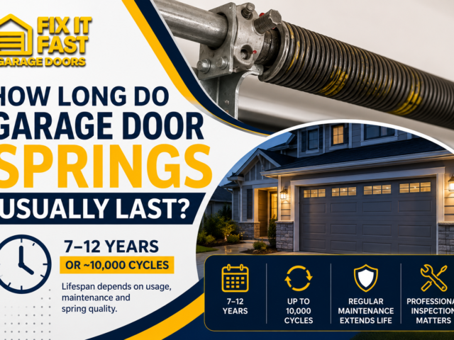 How Long Do Garage Door Springs Usually Last?