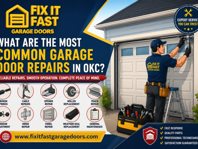 What Are the Most Common Garage Door Repairs in OKC?