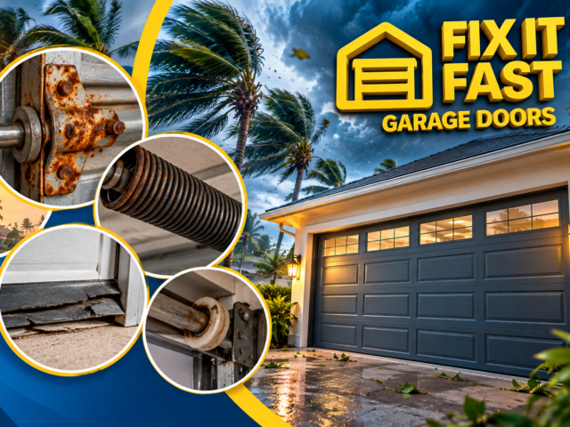Common Garage Door Problems Caused by Florida Weather