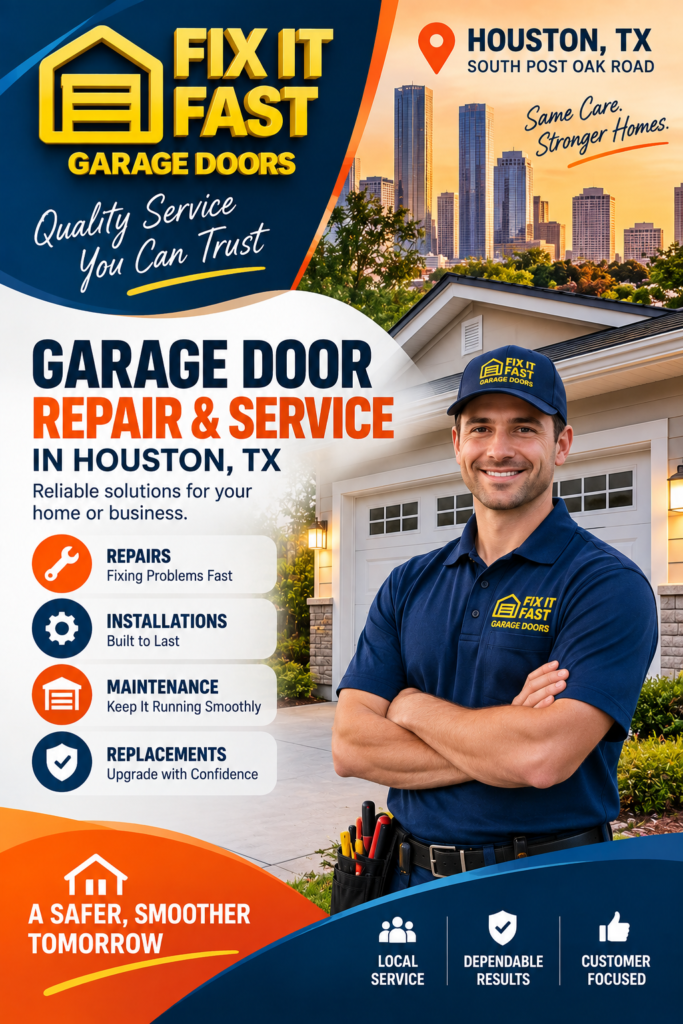 Garage Door Repair & Service in Houston, TX