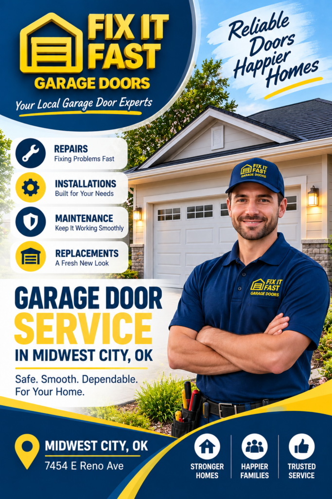 Garage Door Repair & Service in Midwest City, OK