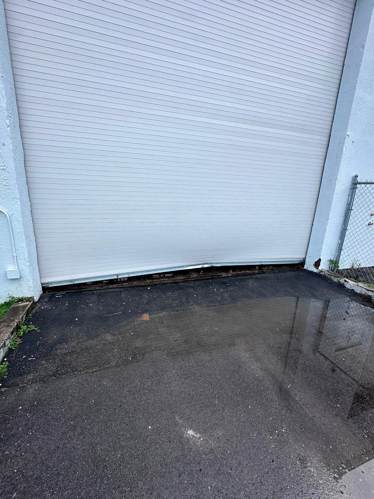 Garage door installation work