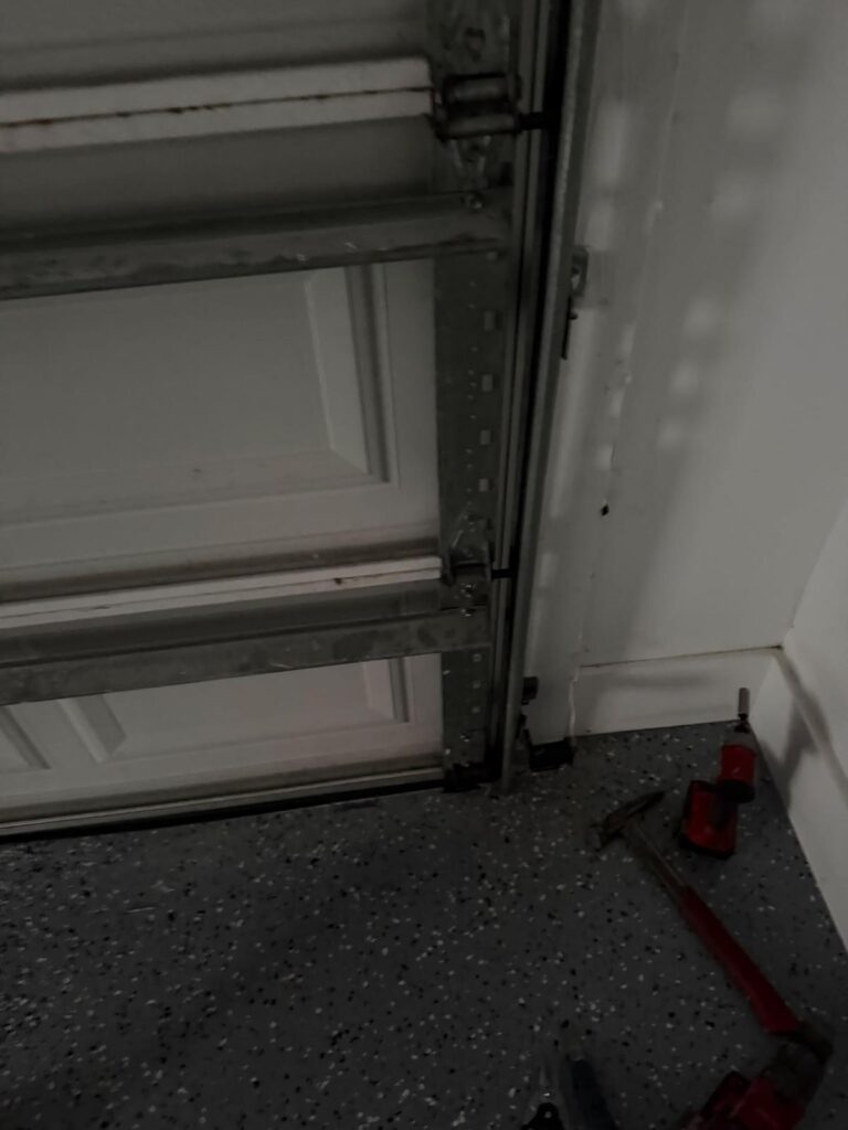 Garage door cables, rollers and tracks repair